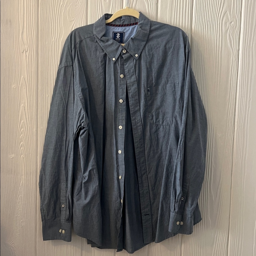 Izod Blue Chambray Shirt